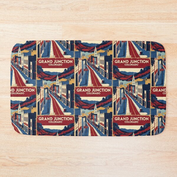 Item preview, Grand Junction Colorado USA Vintage Travel Tourism  designed and sold by TravelersGems.
