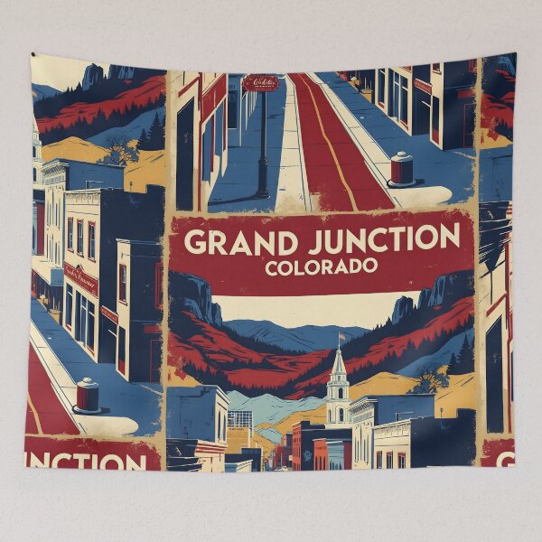 Item preview, Grand Junction Colorado USA Vintage Travel Tourism  designed and sold by TravelersGems.