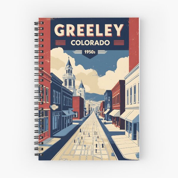 Item preview, Greeley Colorado USA Vintage Travel Tourism  designed and sold by TravelersGems.