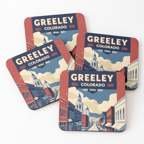 Item preview, Greeley Colorado USA Vintage Travel Tourism  designed and sold by TravelersGems.