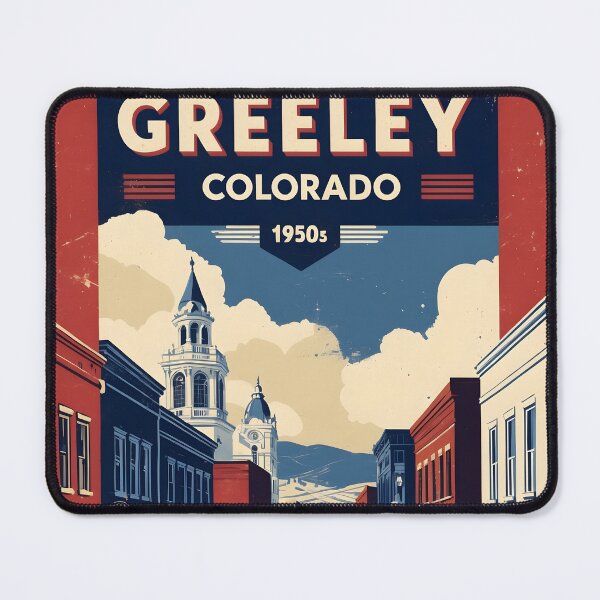 Item preview, Greeley Colorado USA Vintage Travel Tourism  designed and sold by TravelersGems.
