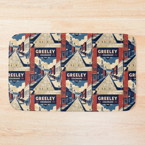 Item preview, Greeley Colorado USA Vintage Travel Tourism  designed and sold by TravelersGems.