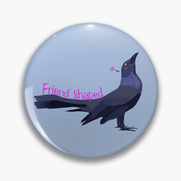 Item preview, Friend Shaped: Common Grackle designed and sold by KLTcreations.