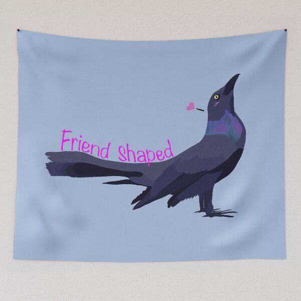 Item preview, Friend Shaped: Common Grackle designed and sold by KLTcreations.