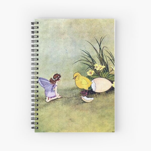 Item preview, Spring Fairy and Chick - Ida Rentoul Outhwaite designed and sold by forgottenbeauty.