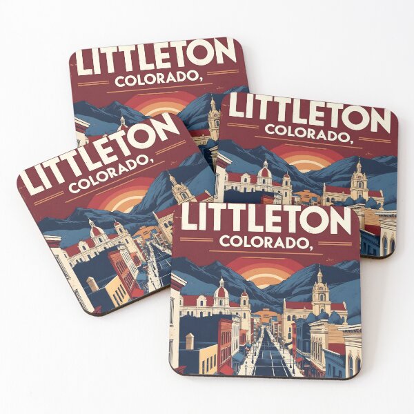 Item preview, Littleton Colorado USA Vintage Travel Tourism  designed and sold by TravelersGems.