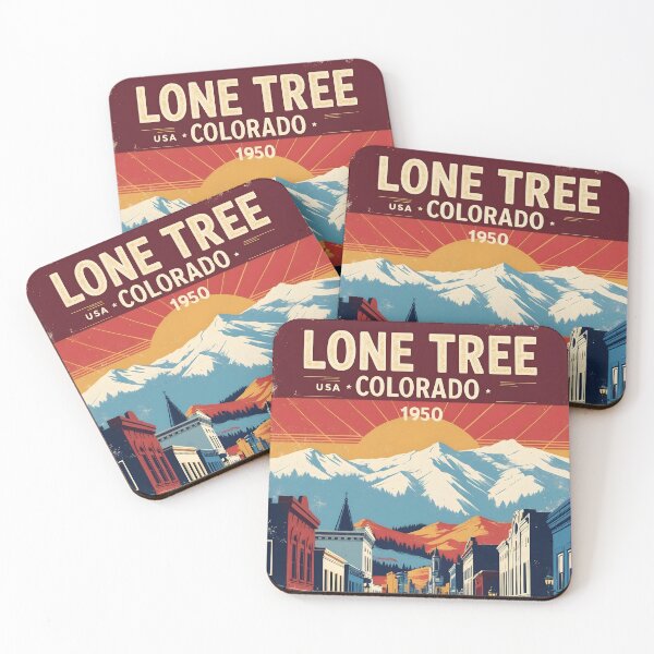 Item preview, Lone Tree Colorado USA Vintage Travel Tourism  designed and sold by TravelersGems.