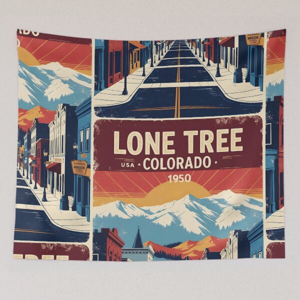 Item preview, Lone Tree Colorado USA Vintage Travel Tourism  designed and sold by TravelersGems.