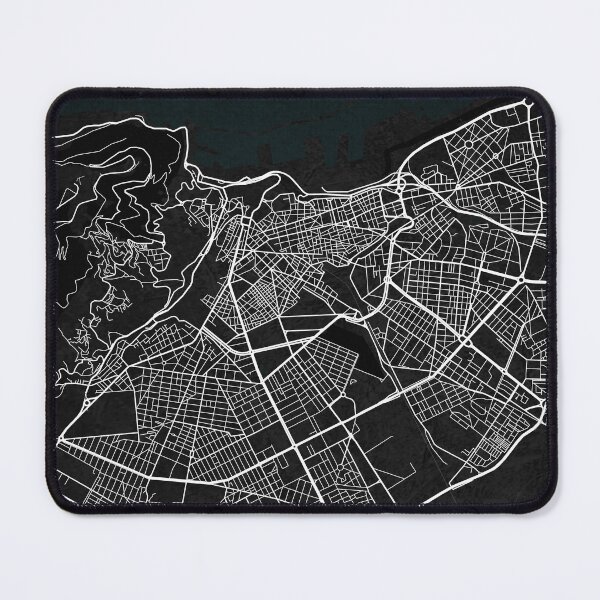 Item preview, Oran City Map of Algeria - Dark designed and sold by deMAP.