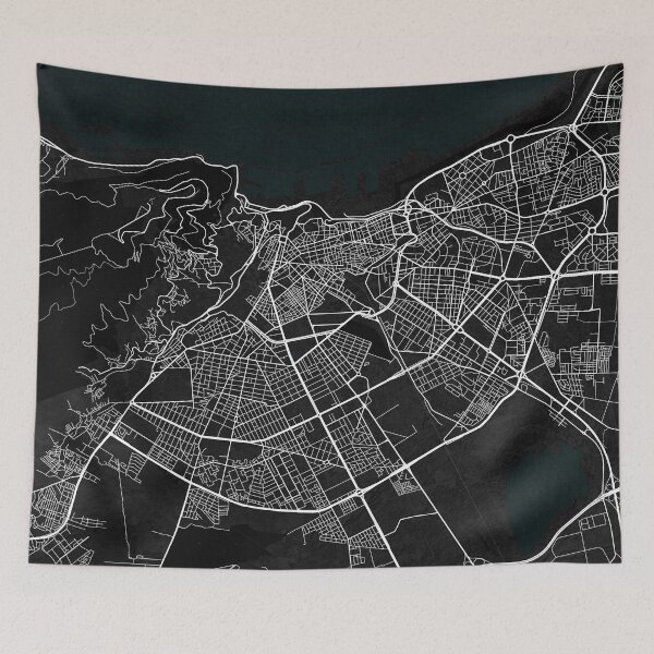 Item preview, Oran City Map of Algeria - Dark designed and sold by deMAP.