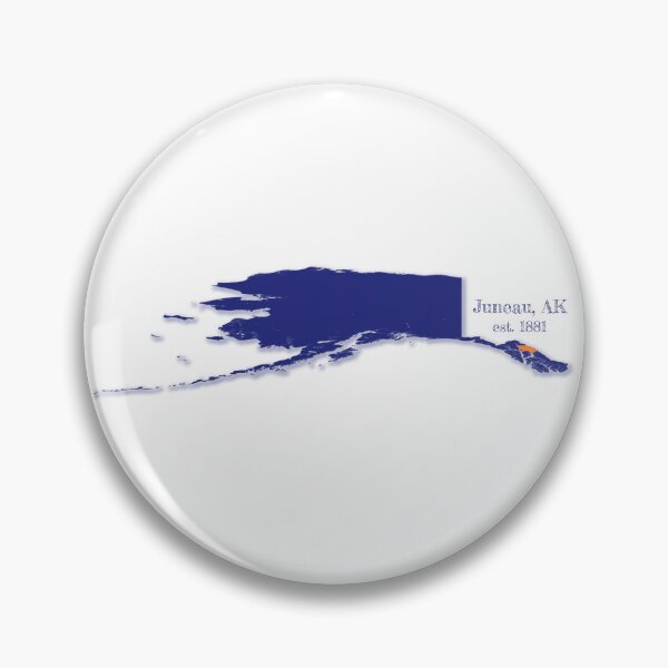 Artikelvorschau, Juneau, AK [Blau] entworfen und verkauft von PhilbonianDezin.