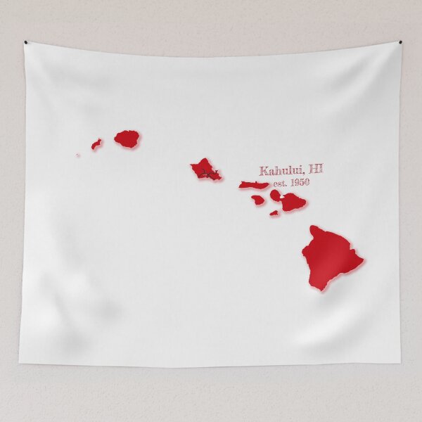 Item preview, Kahului, HI [Red] designed and sold by PhilbonianDezin.