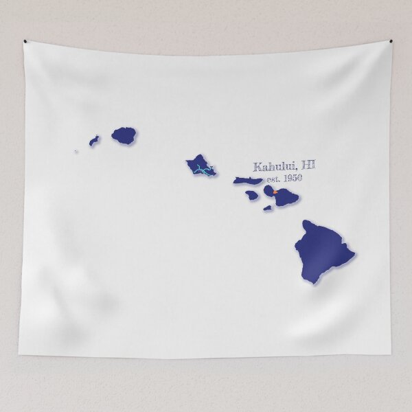 Item preview, Kahului, HI [Blue] designed and sold by PhilbonianDezin.