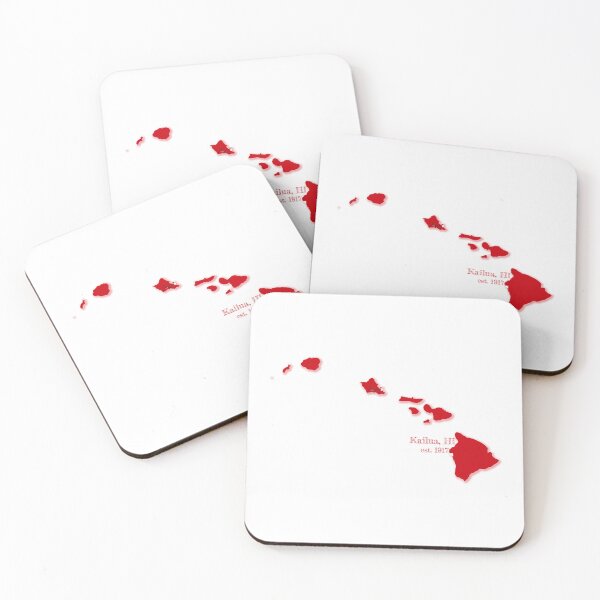 Item preview, Kailua, HI [Red] designed and sold by PhilbonianDezin.