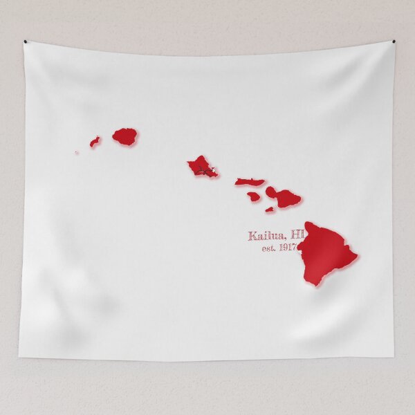 Item preview, Kailua, HI [Red] designed and sold by PhilbonianDezin.