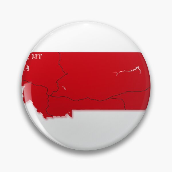 Item preview, Kalispell, MT [Red] designed and sold by PhilbonianDezin.