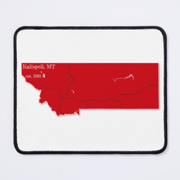 Item preview, Kalispell, MT [Red] designed and sold by PhilbonianDezin.