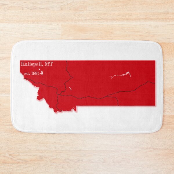 Item preview, Kalispell, MT [Red] designed and sold by PhilbonianDezin.