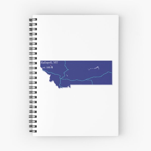Item preview, Kalispell, MT [Blue] designed and sold by PhilbonianDezin.