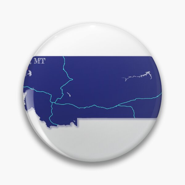 Item preview, Kalispell, MT [Blue] designed and sold by PhilbonianDezin.