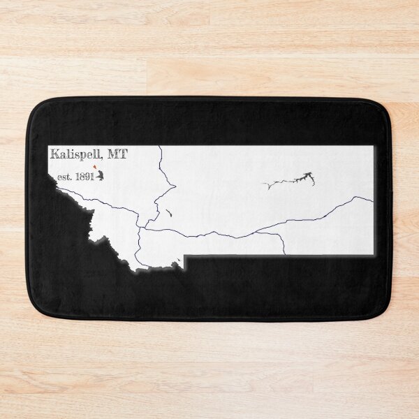 Item preview, Kalispell, MT [White] designed and sold by PhilbonianDezin.