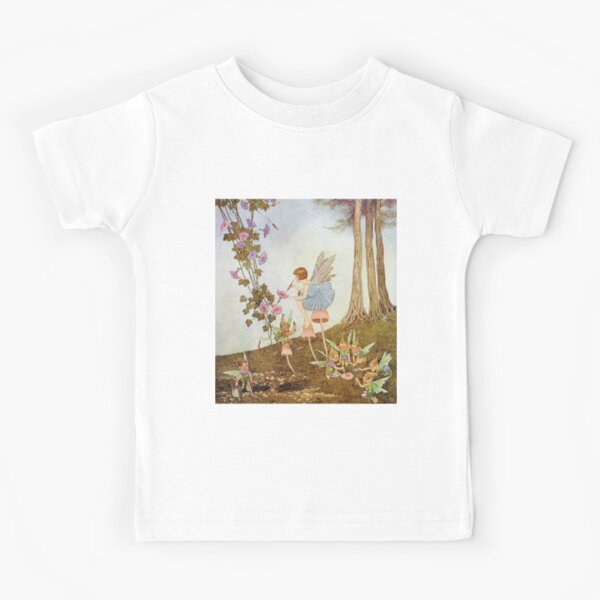 Item preview, Periwinkle Painting the Petals - Ida Rentoul Outhwaite designed and sold by forgottenbeauty.