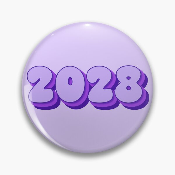 Item preview, 2028 Year - Twenty Twenty Eight - Number 2028 - Pale Purple - Lavender - Lilac - Royal Purple - Typography - New Year 2028 designed and sold by TheIconShop.