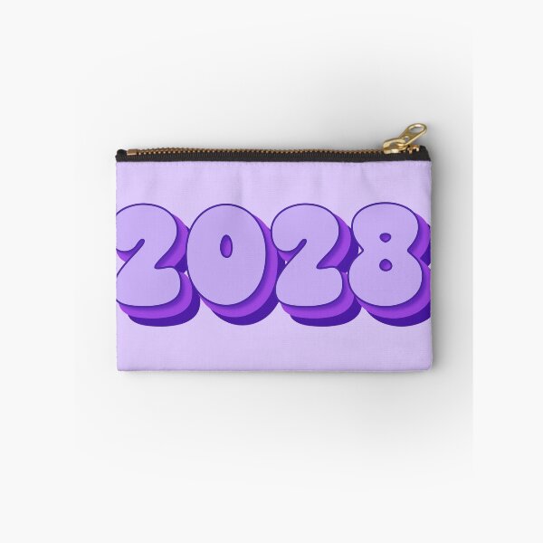 Item preview, 2028 Year - Twenty Twenty Eight - Number 2028 - Pale Purple - Lavender - Lilac - Royal Purple - Typography - New Year 2028 designed and sold by TheIconShop.