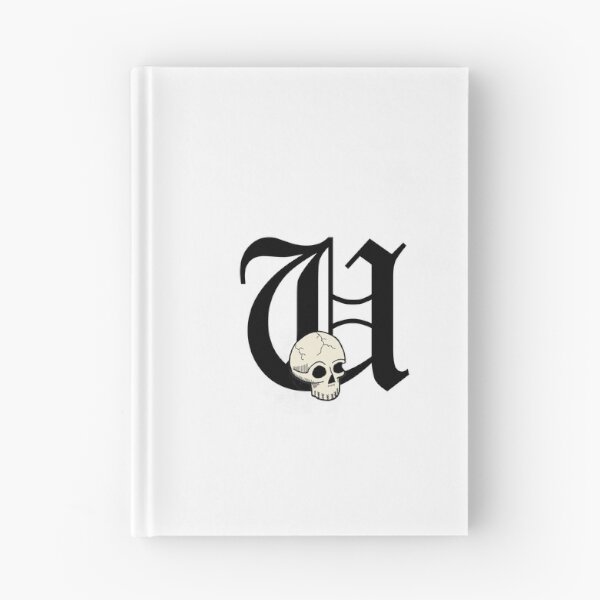 Item preview, Old English "U" Lettering with Skull designed and sold by DanielPowers.