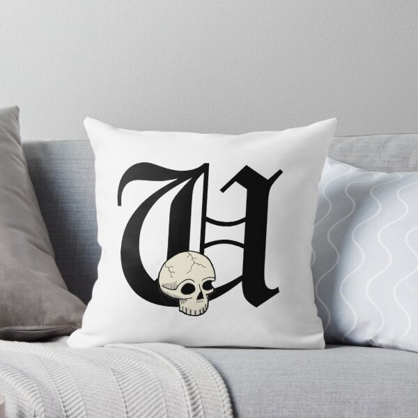 Item preview, Old English "U" Lettering with Skull designed and sold by DanielPowers.