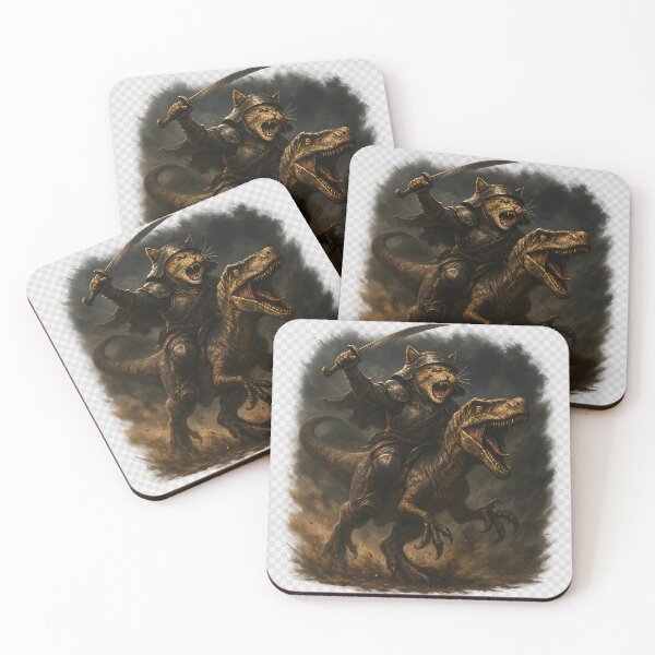 Item preview, Raptor riding warrior cat designed and sold by MeresClothing.