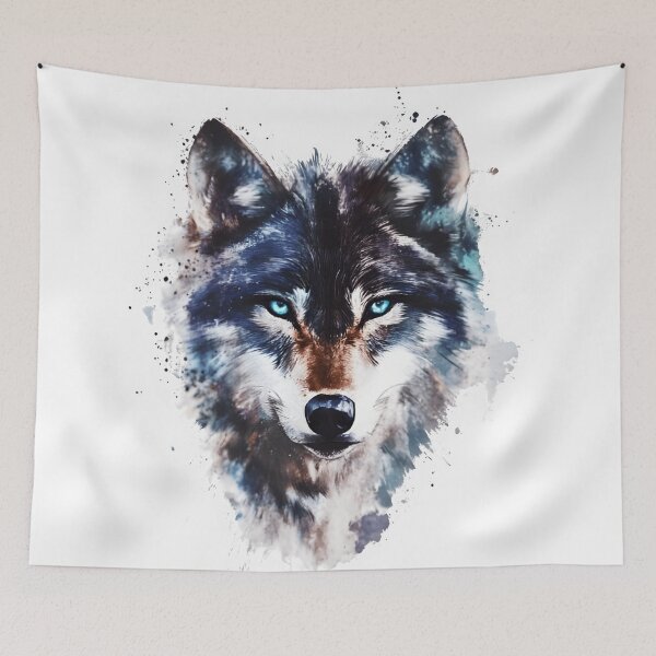 Item preview, Wolf head designed and sold by BuxomBabe21.