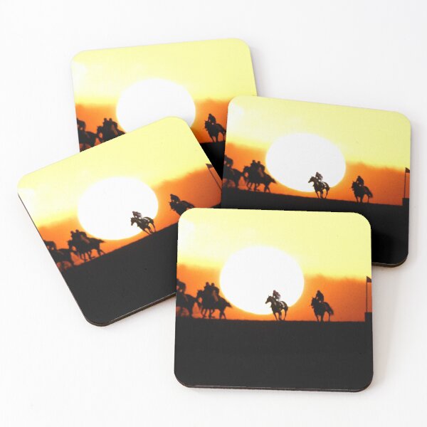 Item preview, Steve Yellowbear Fine Art C2021 STEEPLECHASE SUNSET designed and sold by SteveYellowbear.