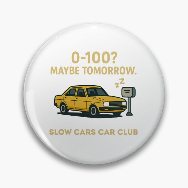 Item preview, Slow Cars Car Club - Funny Retro Car Enthusiast Design designed and sold by BRT.