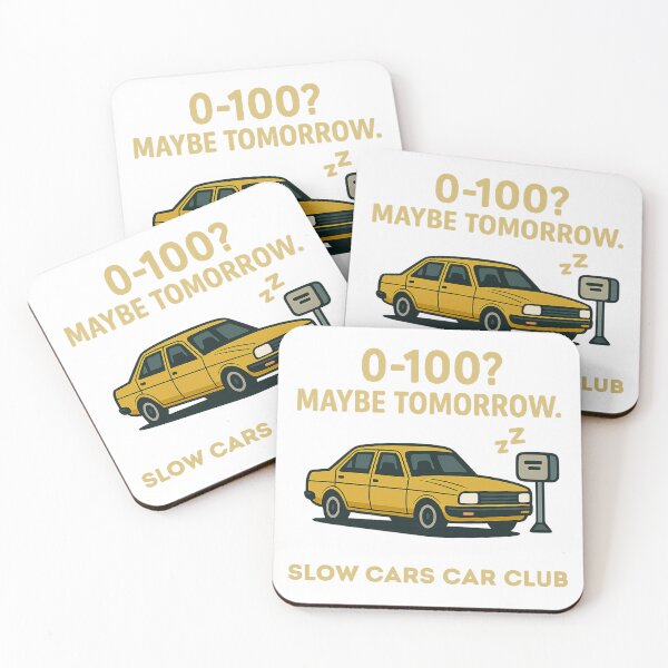 Item preview, Slow Cars Car Club - Funny Retro Car Enthusiast Design designed and sold by BRT.