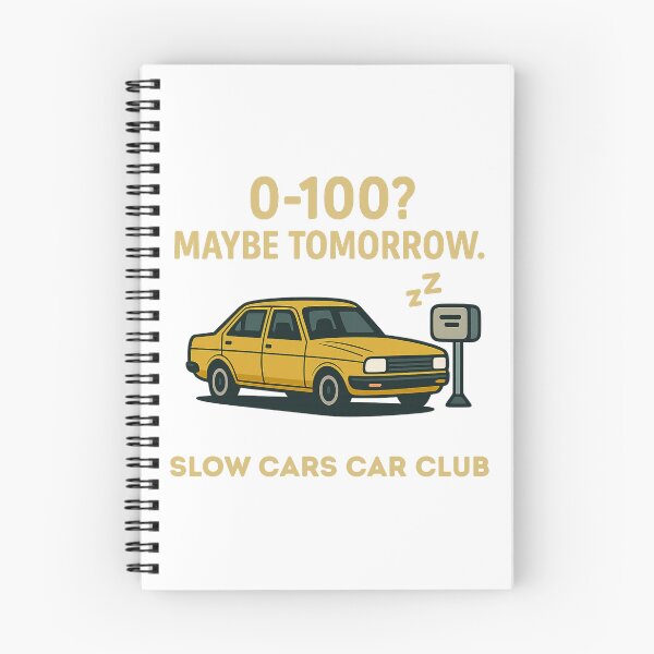 Item preview, Slow Cars Car Club - Funny Retro Car Enthusiast Design designed and sold by BRT.