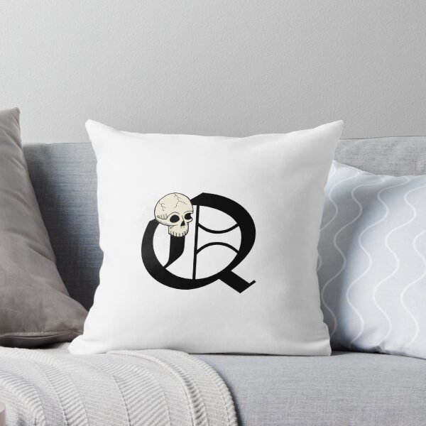 Item preview, Old English "Q" Lettering with Skull designed and sold by DanielPowers.