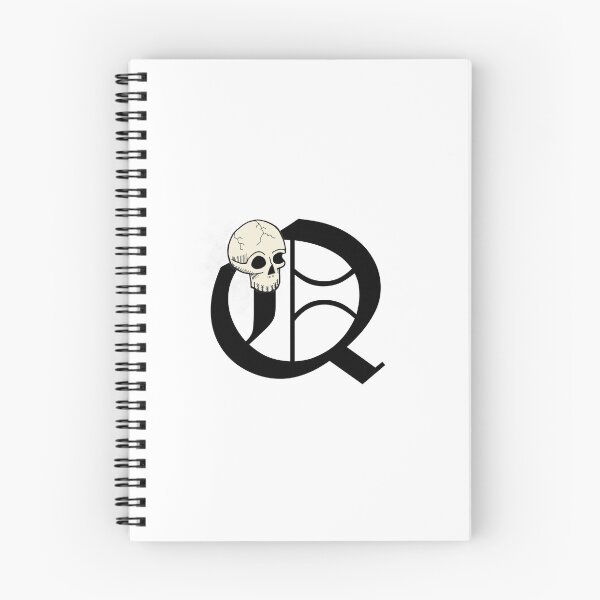 Item preview, Old English "Q" Lettering with Skull designed and sold by DanielPowers.