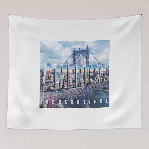 Item preview, America The Beautiful Print designed and sold by Lichentroupe63.