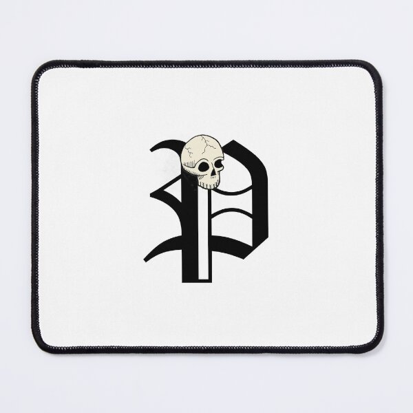 Item preview, Old English "P" Lettering with Skull designed and sold by DanielPowers.