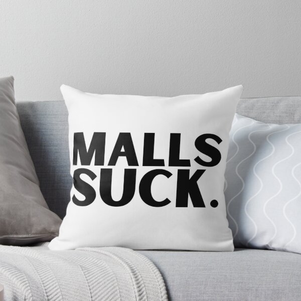 Item preview, Malls suck sidewalk surfer design  designed and sold by PNJart.
