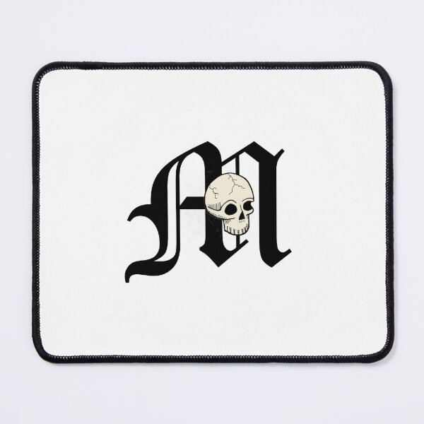 Item preview, Old English "M" Lettering with Skull designed and sold by DanielPowers.
