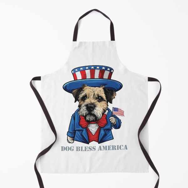 Item preview, Funny 4th of July Border Terrier Dog Pun designed and sold by whyitsme.