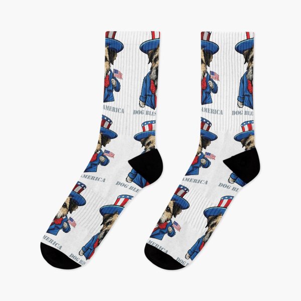 Item preview, Funny 4th of July Border Terrier Dog Pun designed and sold by whyitsme.