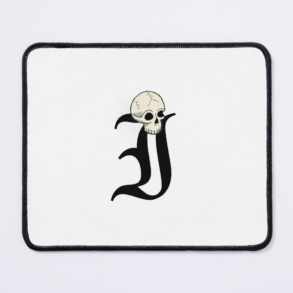 Item preview, Old English "I" Lettering with Skull designed and sold by DanielPowers.