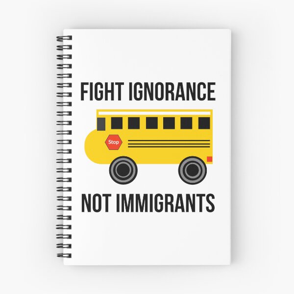 Item preview, Fight ignorance not immigrants  designed and sold by Rachel the Artist .