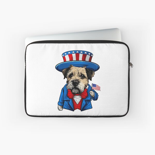 Item preview, Funny American Dog Border Terrier, 4th of July designed and sold by whyitsme.