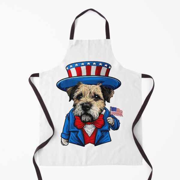 Item preview, Funny American Dog Border Terrier, 4th of July designed and sold by whyitsme.