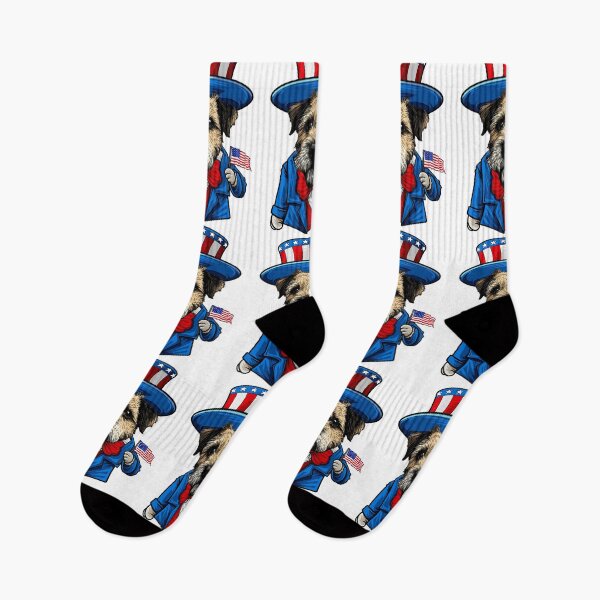Item preview, Funny American Dog Border Terrier, 4th of July designed and sold by whyitsme.
