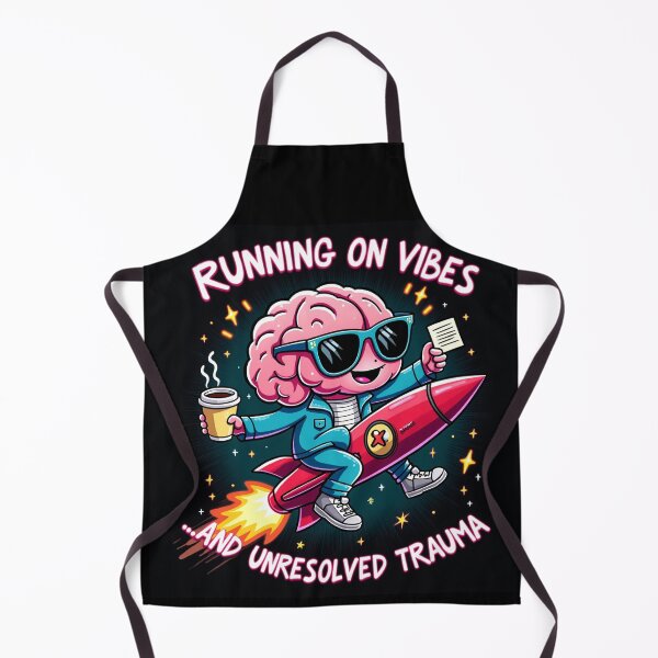 Item preview, Running on Vibes and Unresolved Trauma Mental Health designed and sold by JJBCs.